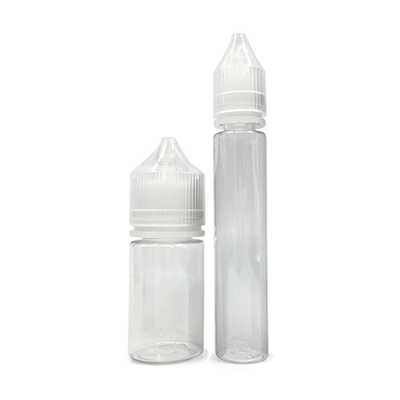 E Cairan Childproof Screw Cap Botol Disesuaikan Pencetakan 10ml-100ml Kapasitas