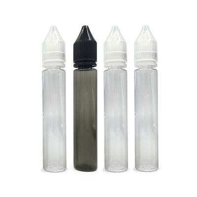 E Cairan Childproof Screw Cap Botol Disesuaikan Pencetakan 10ml-100ml Kapasitas