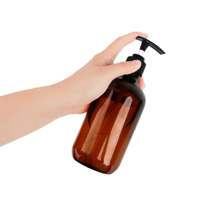 Botol Pompa PET Bulat yang Dapat Digunakan Lagi untuk 3000 pcs Mqq Custom Logo Dispensing Shampoo