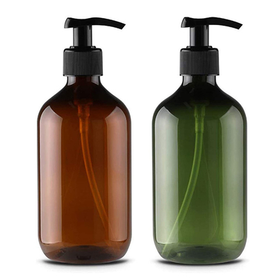Botol Pompa PET Bulat yang Dapat Digunakan Lagi untuk 3000 pcs Mqq Custom Logo Dispensing Shampoo