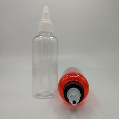 Botol plastik berwarna khusus dengan tutup aman untuk penyimpanan yang tahan lama