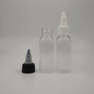 Disesuaikan Botol Plastik Jelas Screw Top dalam 15ml-100ml Kapasitas