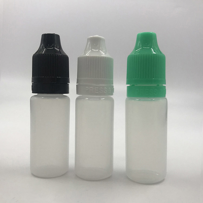 Botol Dropper Hitam Transparan Disesuaikan 10ml-120ml Permukaan halus untuk penyimpanan cairan