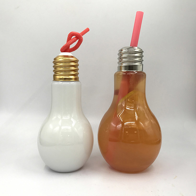 Botol teh susu plastik anti bocor dengan sekrup pada tutup 500ml Kapasitas Square Bentuk bulat 0.5kg Berat pegangan