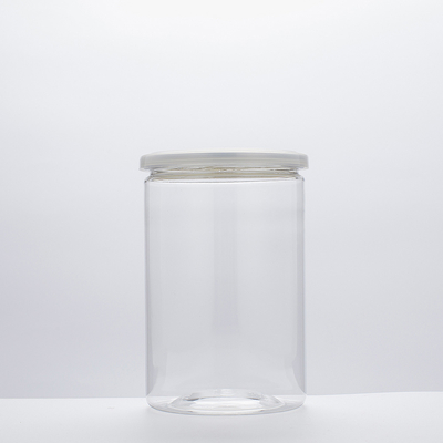 Kontainer toples plastik dengan tutup aluminium dan teknologi penyegelan sensitif tekanan