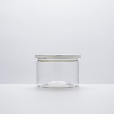 Kontainer toples plastik dengan tutup aluminium dan teknologi penyegelan sensitif tekanan