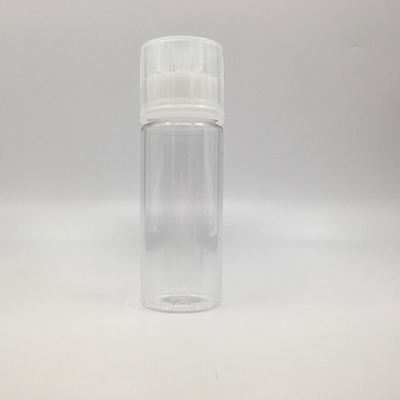 Childproof transparan E Cairan Botol Screw Cap Penutup 10ml-100ml Kapasitas