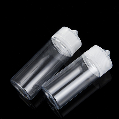 Screen Print Custom Color botol dropper cair Bulat PET botol dropper transparan