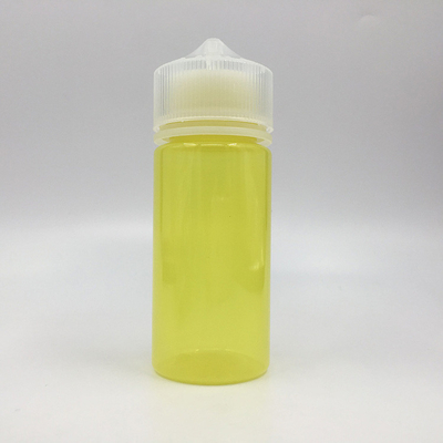Botol Cairan Bulat 100ml Transparan Dengan Tutup Sekrup Tahan Anak