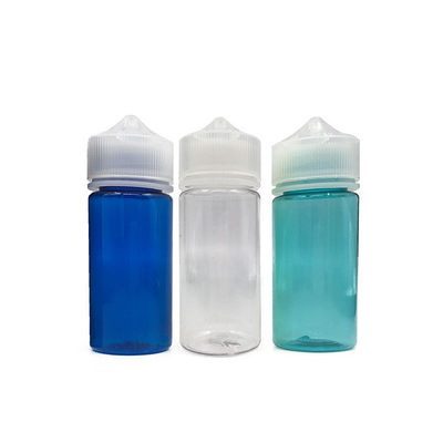 Botol dropper cairan yang aman untuk anak-anak dalam berbagai kapasitas dengan desain cetak layar khusus
