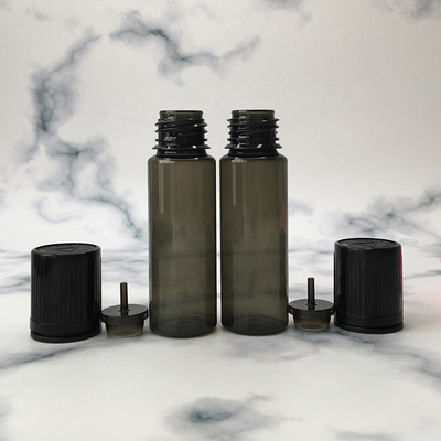 Custom Cetak botol dropper cair dalam berbagai kapasitas PET Desain Bulat