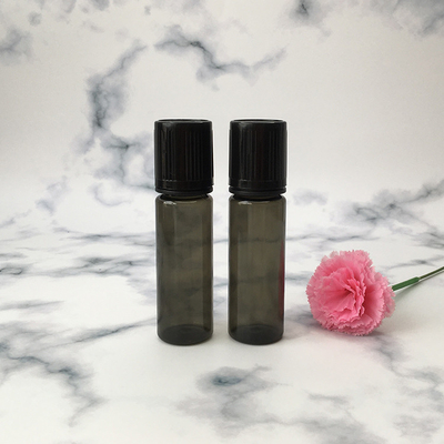 Custom Cetak botol dropper cair dalam berbagai kapasitas PET Desain Bulat