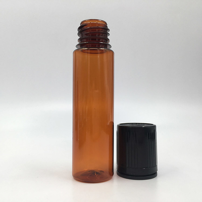 Disesuaikan transparan PET Screw Cap E Botol Cairan / Botol dropper Cairan Dalam berbagai kapasitas