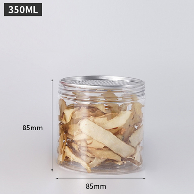 Kontainer Botol Plastik yang Dapat Disesuaikan dengan Kapasitas 2oz-8oz Transparan / Opsi Pencetakan dan Tutup Disesuaikan