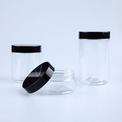Pot plastik yang disesuaikan Kontainer botol plastik dengan pilihan kapasitas fleksibel dan penyegelan yang aman