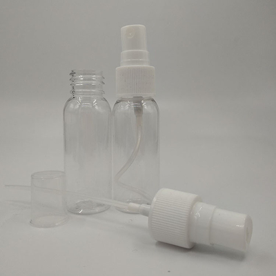 Bottle semprotan PET permukaan halus jelas untuk penggunaan sehari-hari Desain klasik dalam berbagai kapasitas