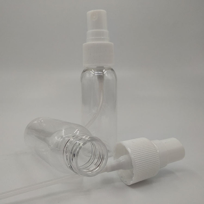Bottle semprotan PET permukaan halus jelas untuk penggunaan sehari-hari Desain klasik dalam berbagai kapasitas