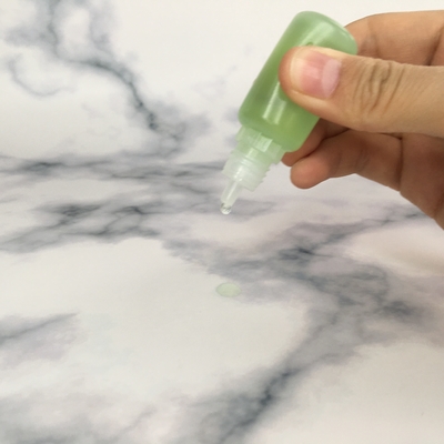 PET Bulat Childproof Screw Cap transparan E Cairan Botol dengan kustomisasi cetak warna
