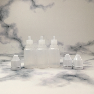 PET Bulat Childproof Screw Cap transparan E Cairan Botol dengan kustomisasi cetak warna