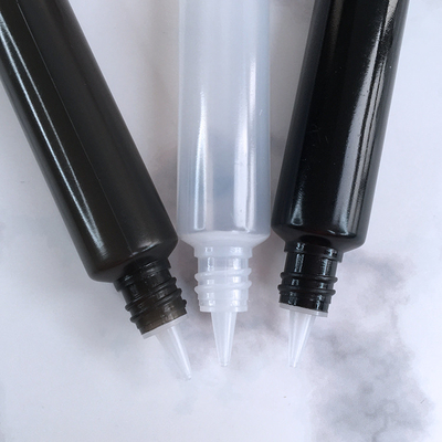 Botol dropper cairan transparan yang dapat disesuaikan dengan anak-anak / E botol cairan dalam berbagai kapasitas