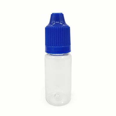 Botol cair PET E transparan 10ml 15ml 30ml 60ml 80ml 100ml dengan Logo Disesuaikan Screen Printing