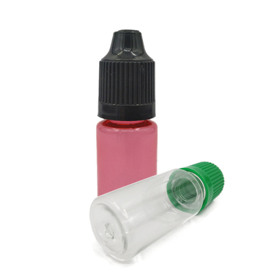 Botol cair PET E transparan 10ml 15ml 30ml 60ml 80ml 100ml dengan Logo Disesuaikan Screen Printing