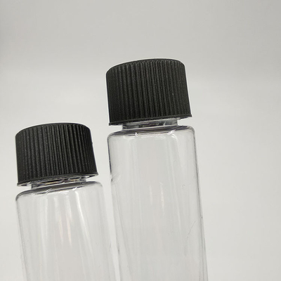 Botol Plastik Jelas dengan Panel Label dan Pencetakan Disesuaikan