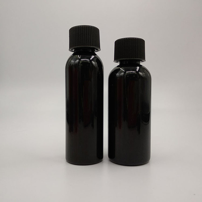 Botol Plastik Liquid Screw-On Dengan Panel Label Disesuaikan