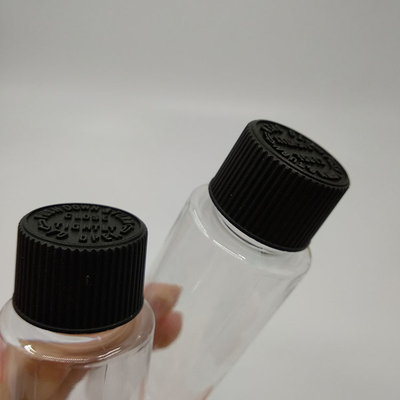 Botol Plastik Liquid Screw-On Dengan Panel Label Disesuaikan