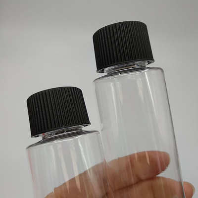 Botol Plastik Liquid Screw-On Dengan Panel Label Disesuaikan