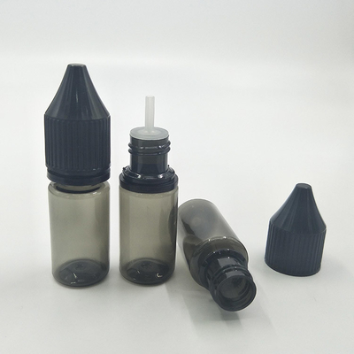 Custom Printed PET Liquid Dropper Bottle Dengan Screw Cap Dan Screen Printing Label Design