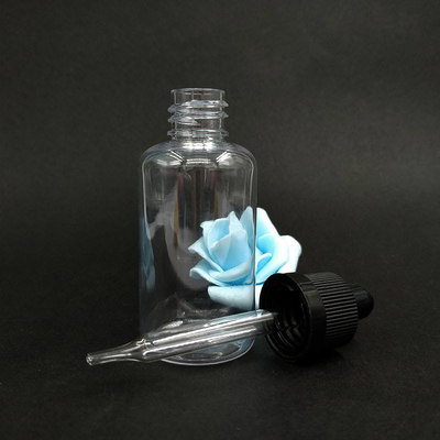 Botol dropper kaca halus untuk cairan - tutup dropper berbagai ukuran 10ml-120ml