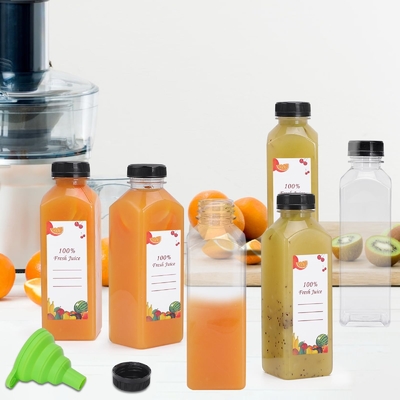 Isolasi kotak bulat botol susu teh dengan sekrup di tutup - 70oz kapasitas