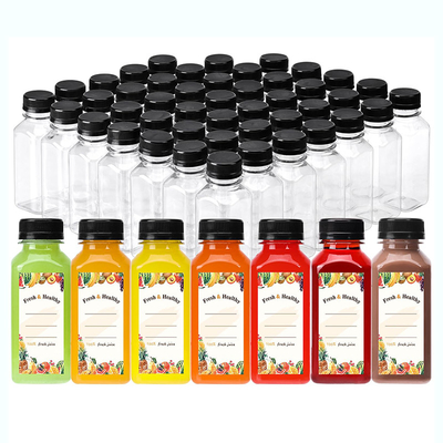 Botol Teh Susu Kaca Bulat Modern 120ml 250ml 500ml Kapasitas
