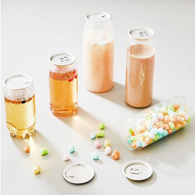 Botol teh susu plastik terisolasi dengan pegangan untuk berbagai minuman