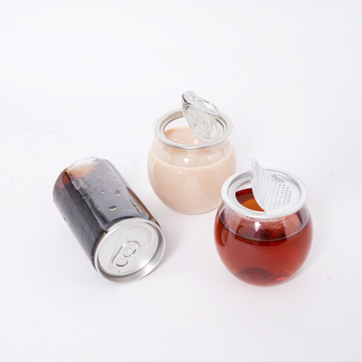 Botol teh susu plastik terisolasi dengan pegangan untuk berbagai minuman