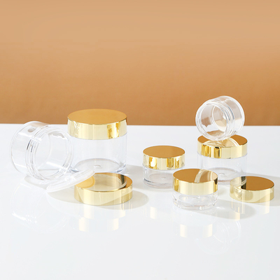 Customized Aluminium Sealing Cosmetic Jar dengan permukaan halus