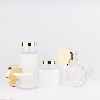 Customized Aluminium Sealing Cosmetic Jar dengan permukaan halus