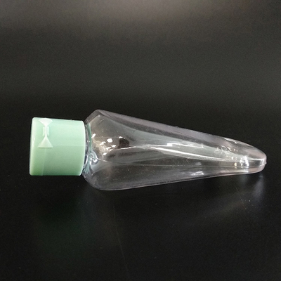 Botol lotion plastik putih yang dapat disesuaikan dengan pencetakan layar dan penutupan flip top