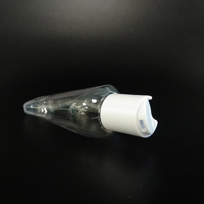 Botol lotion plastik putih yang dapat disesuaikan dengan pencetakan layar dan penutupan flip top