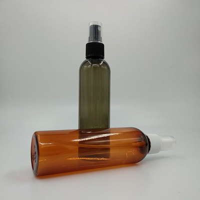 Bottle PETG bulat dengan pompa kosmetik tinggi 118mm