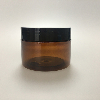 Botol plastik bening dengan tutup 4 oz tutup hitam bening 50g 100g 150g 200g pet 8 oz botol plastik kosmetik untuk krim