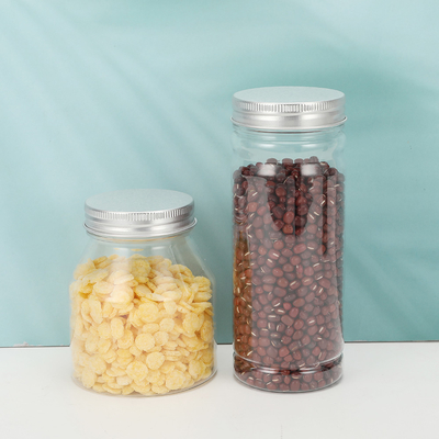 2oz Botol Plastik Transparan dengan Tutup Opsional
