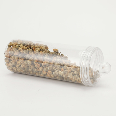 Kontainer Botol Plastik Transparan dengan Tutup Aluminium untuk Kemasan Farmasi