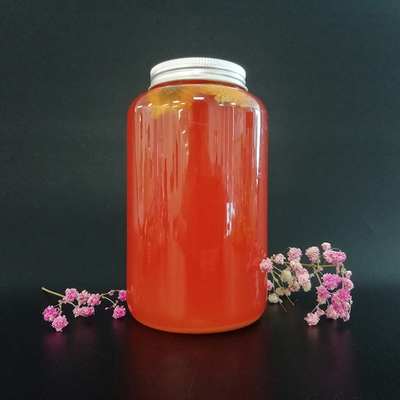 Botol teh susu persegi tahan kebocoran dengan sekrup di tutup dan pegangan ergonomis