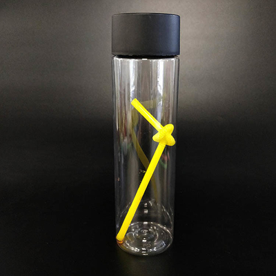 Botol Teh Susu Modern Plastik Berkeberatan dengan Genggam