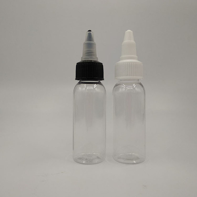 10ml-120ml Custom Logo Screw Cap 50ml Botol Dropper Kaca dengan Permukaan Lurus