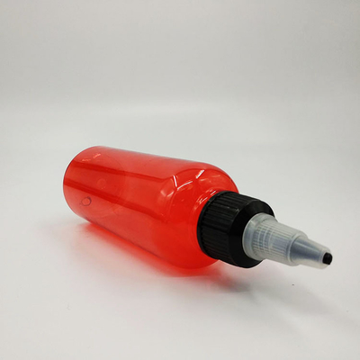 Botol dropper kaca merah yang dapat disesuaikan untuk mendistribusikan cairan yang tepat