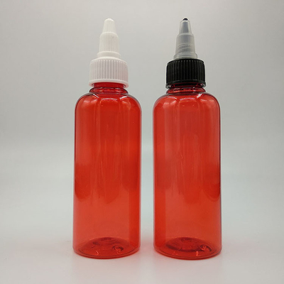 Botol dropper kaca merah yang dapat disesuaikan untuk mendistribusikan cairan yang tepat