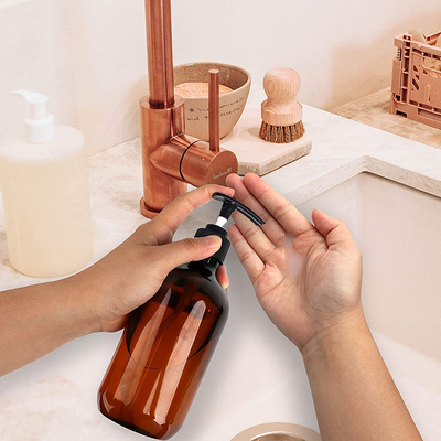 Botol Pompa PET dengan Tutup Sekrup untuk Mudah Dispenser